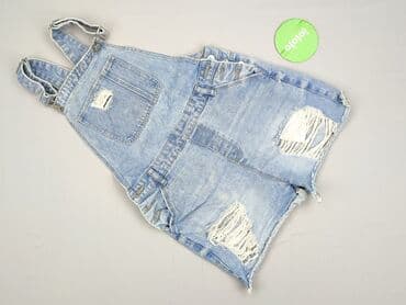 ogrodniczki jeansowe damskie krótkie: Denim Co, Ogrodniczki damskie, rozmiar S — 2