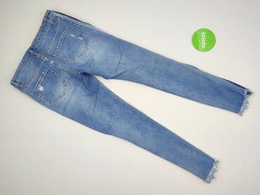 jeansy z asymetrycznym zapieciem: DENIM JEANS, Jeansy damskie, rozmiar M — 3