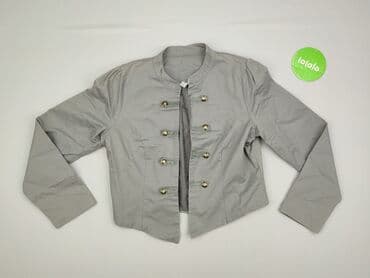 srebrna marynarka do sukienki: Marynarka damska, rozmiar M — 2