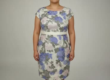 modern line sukienki: Modern Line, Sukienka damska, rozmiar 3XL — 1