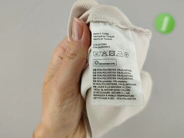 szara bluzka h m: H&M, Bluzka damska, rozmiar S — 4