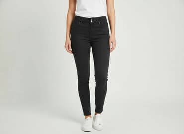 jeansy wyszczuplające damskie: Jeansy damskie, rozmiar S — 6