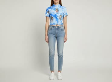 shein krótkie spodenki dla dzieci: Shein, Top damski, rozmiar S — 8