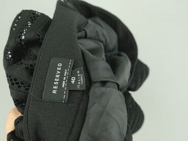 spódnice z wysokim stanem czarne: Reserved, Spódnica damska, M — 4