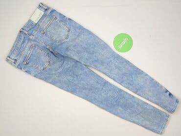 podarte jeansy: Zara, Jeansy damskie, rozmiar XS — 4