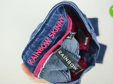 rainbow culottes: RAINBOW, Jeansy damskie, rozmiar 2XL — 4