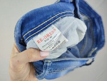 czerwone jeansy damskie: Re-Dress, Jeansy damskie, rozmiar M — 6