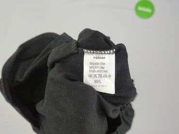 spódnico spodnie czarne: Spodnie materiałowe damskie, rozmiar L — 4