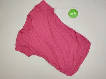 różowe bluzki z krótkim rękawem: T-shirt damski, rozmiar M — 2