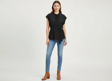 sukienka ze stójką zara: Zara, Bluzka damska, rozmiar S — 8