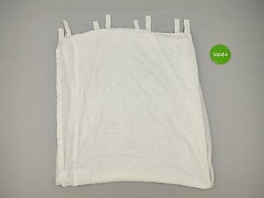 pepco zasłony: Biała zasłona z troczkami na karnisz - Typ: lekka, półprzezroczysta — 3