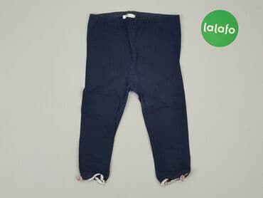 spodnie woskowane wysoki stan: Sweatpants, 9-12 months, condition - Good — 2