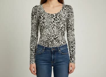 bluzki z printem: Bluzka damska, rozmiar S — 6