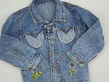 bluza boxy: Dziecięca kurtka jeansowa, 5-6 lat, 110-116 cm, stan - Bardzo dobry — 1