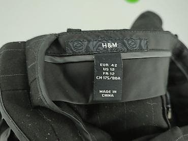 pull and bear spodnie eleganckie: H&M, Spodnie materiałowe damskie, rozmiar XL — 4