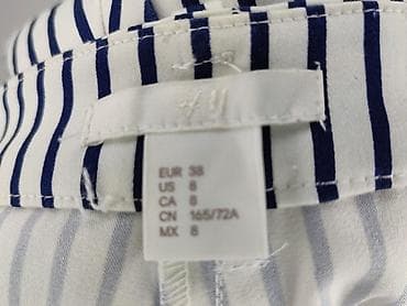 hm biale bluzki: H&M, Spodnie materiałowe damskie, rozmiar M — 4