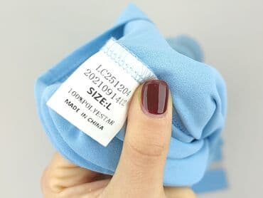 błękitne bluzy damskie: Bluzka damska, rozmiar L — 4
