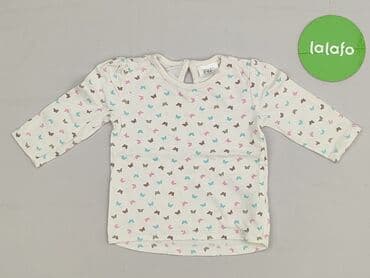 koszulka z motylkiem: Blouse, F&F, 1-3 months, condition - Very good — 2