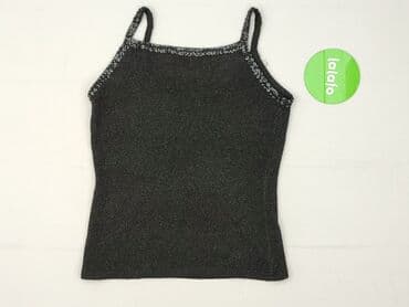 srebrna bluzka sylwestrowa: Top damski, rozmiar S — 4