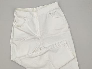 straight jeans: Spodnie materiałowe damskie, rozmiar S — 1