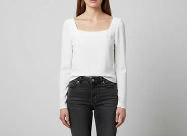 sukienka z bufiastymi rękawami asos: Asos, Bluzka damska, rozmiar S — 7