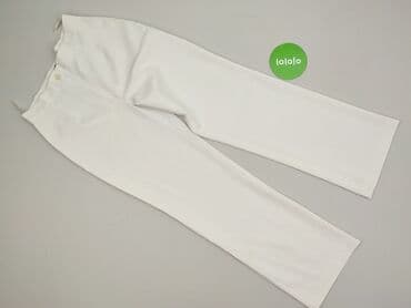białe spodnie damskie mohito: Spodnie materiałowe damskie, rozmiar M — 2