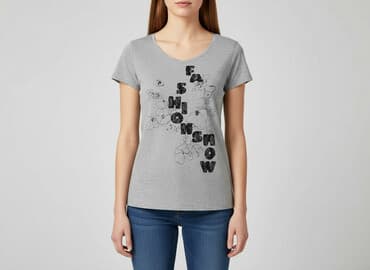 smog relaxed fit shirt: Reserved, T-shirt damski, rozmiar S — 1