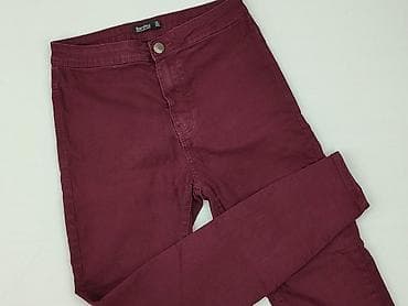 jeans mom pull and bear: Bershka, Spodnie materiałowe damskie, rozmiar S — 1