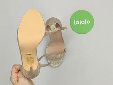 stradivarius pomarańczowe buty na obcasie: Wybierz, Sandały damskie, 37 — 4