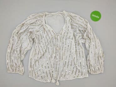 złota bluzka cekinowa: Bluzka damska, rozmiar L — 2