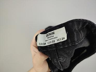 używane stringi: Bershka, Jeansy damskie, rozmiar 2XS — 4