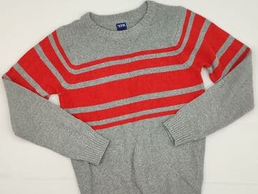 rajstopy w czerwono czarne paski: Sweater, Y.F.K., 10 years, 134-140 cm, condition - Very good — 1