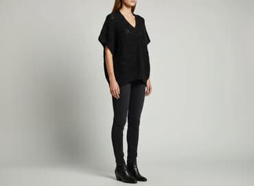 ubrania góralskie: Ponczo damskie, rozmiar L — 5