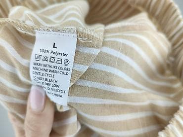 bluzki do spania: Spodnie materiałowe damskie, rozmiar L — 5