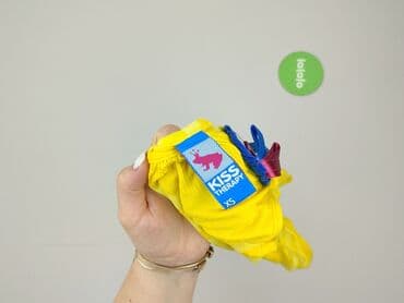 bluzka żółta w czarne paski: KISS, Top damski, rozmiar XS — 5