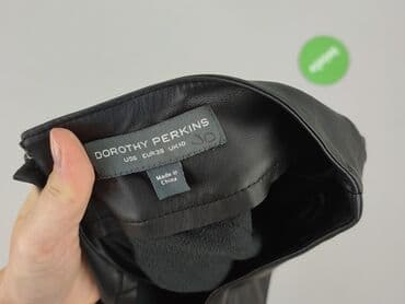 spódniczka z eko skóry czarne: Dorothy Perkins, Spódnica damska, rozmiar M — 5