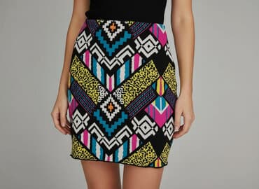 azteckie wzory ubrania: Spódnica damska, rozmiar M — 1