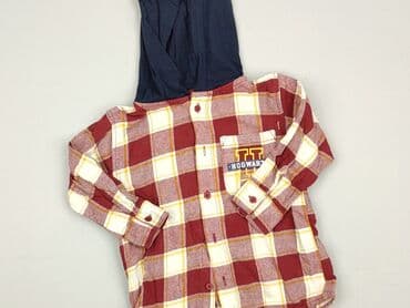 Shirt 2-3 years, condition - Very good, pattern - Cell, color - Red