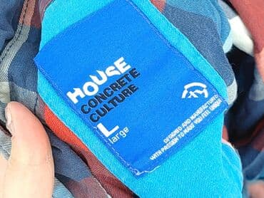 ubrania w pepitkę: House, Shirt for men, size L — 5