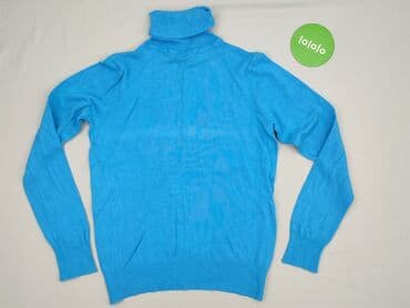 sweter w paski h: Oodji, Golf damski, rozmiar 2XL — 3