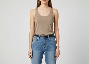 koszulki bez rękawów damskie hugo: H&M, T-shirt damski, rozmiar S — 1