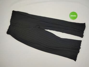 czarne spodnie z wysokim stanem reserved: Shein, Spodnie materiałowe damskie, S — 3