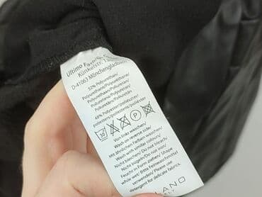 legginsy eko skóra matowe: MILANO ITALY, 3/4 Trousers for women, S — 6