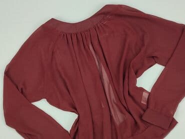 czerwona bluzki z bufkami: Selected Femme, Bluzka damska, M — 1