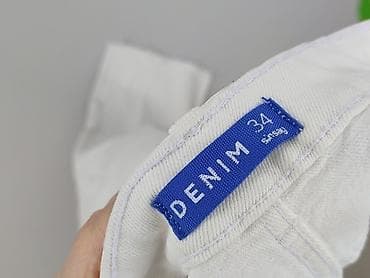 biale jeansy: Denim, Jeansy damskie, rozmiar 2XS — 5