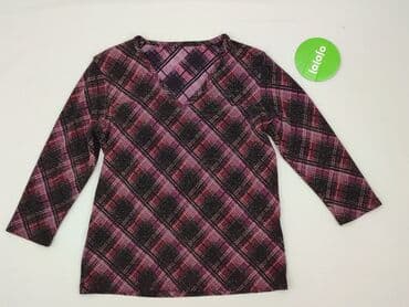 bluzka w kratę czarno biala: Bluzka damska, rozmiar S — 3