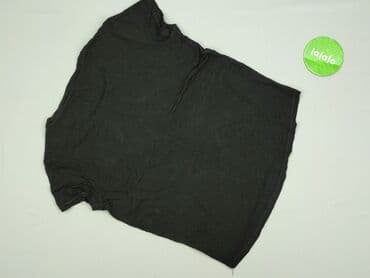 czarne t shirty damskie w serek: F&F, T-shirt damski, rozmiar M — 3