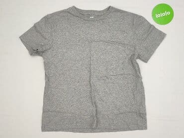 zara koszulka z prązkowanej dzianiny: H&M, T-shirt damski, S — 2