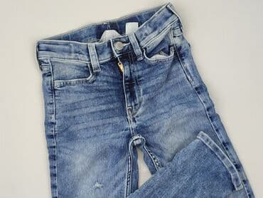 Jeans, H&M, 8 years, 122/128, condition - Very good