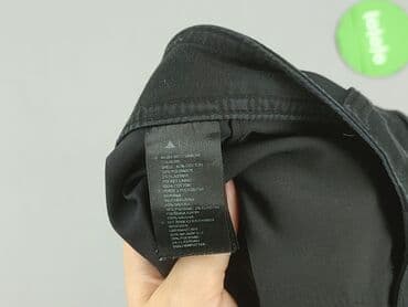 szorty jeansowe damskie szare: H&M, Szorty damskie, rozmiar L — 5